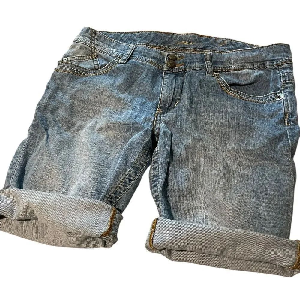 Classic Light Blue Denim Jean Shorts - Women